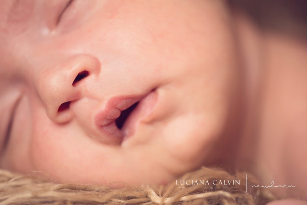 newborn baby mouth closeup