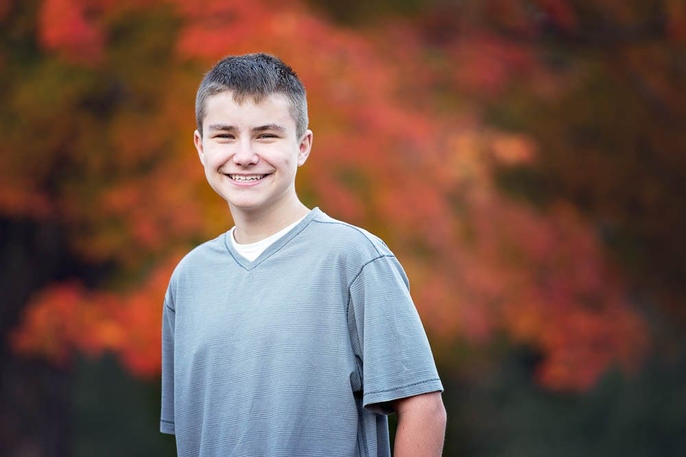 Walpole family photographer photographing a senior