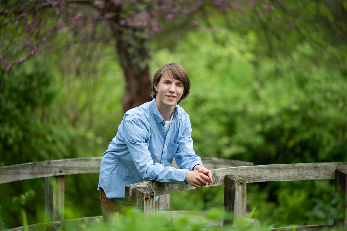 Jake’s senior session at acton Arboretum