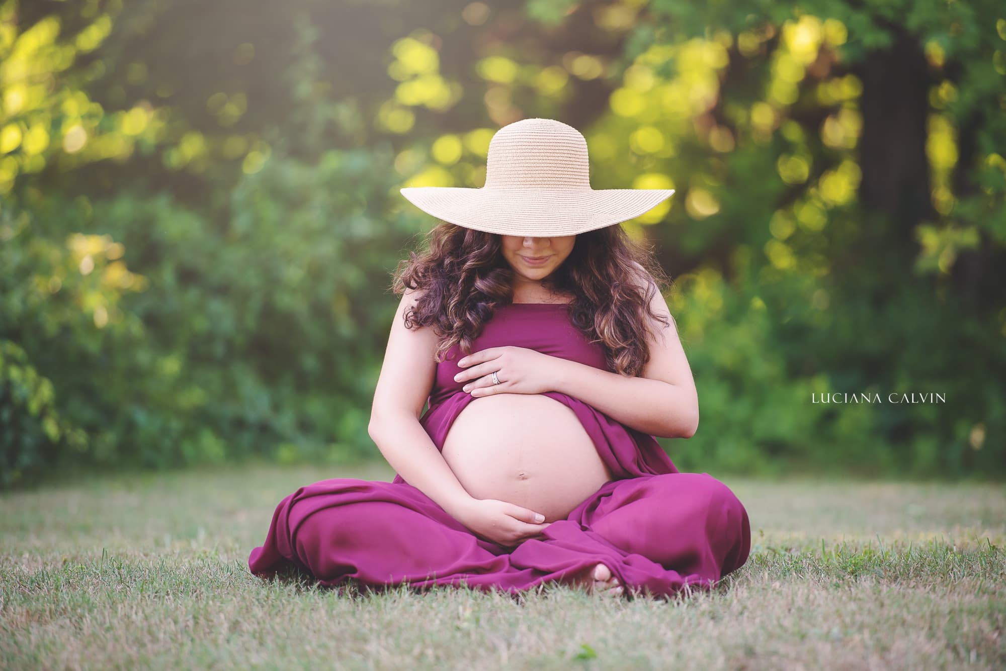 Outdoor Maternity Portrait Beach Massachusetts