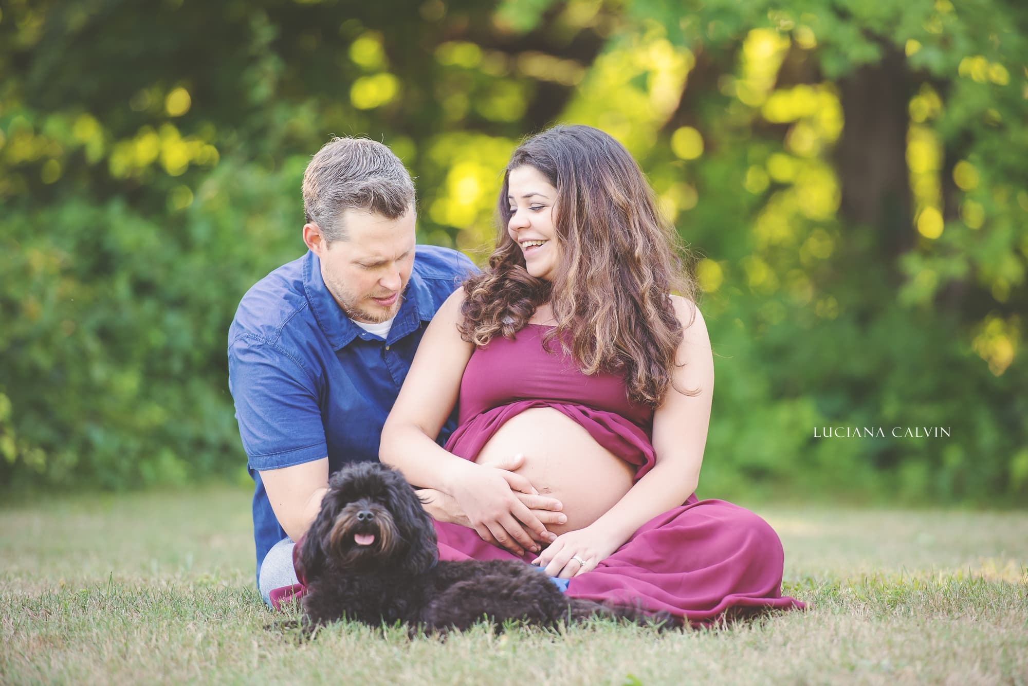 Outdoor Maternity Portrait Forest Chelmsford Ma