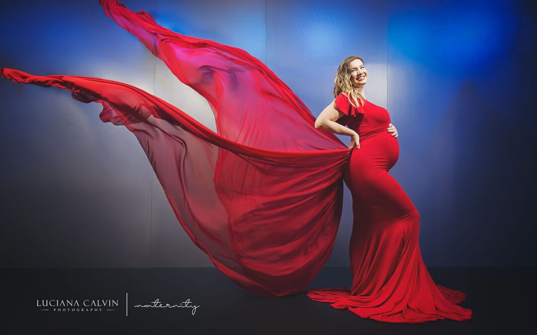 Red Maternity Dress