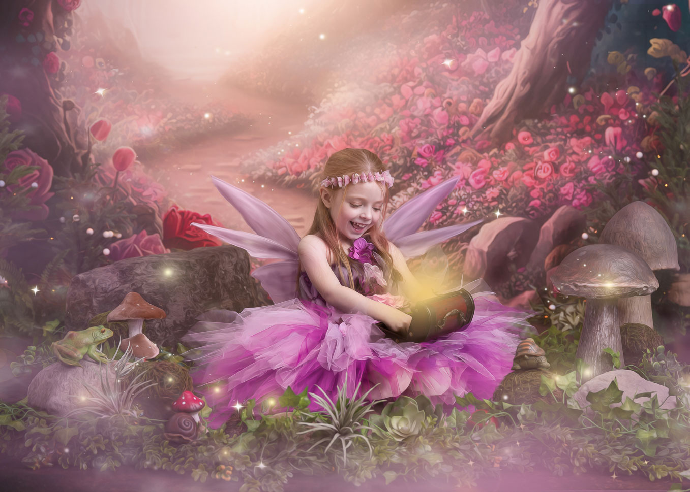 Fairy portrait experience Massachusetts 2026 — children's fantasy photography with custom fairy costume