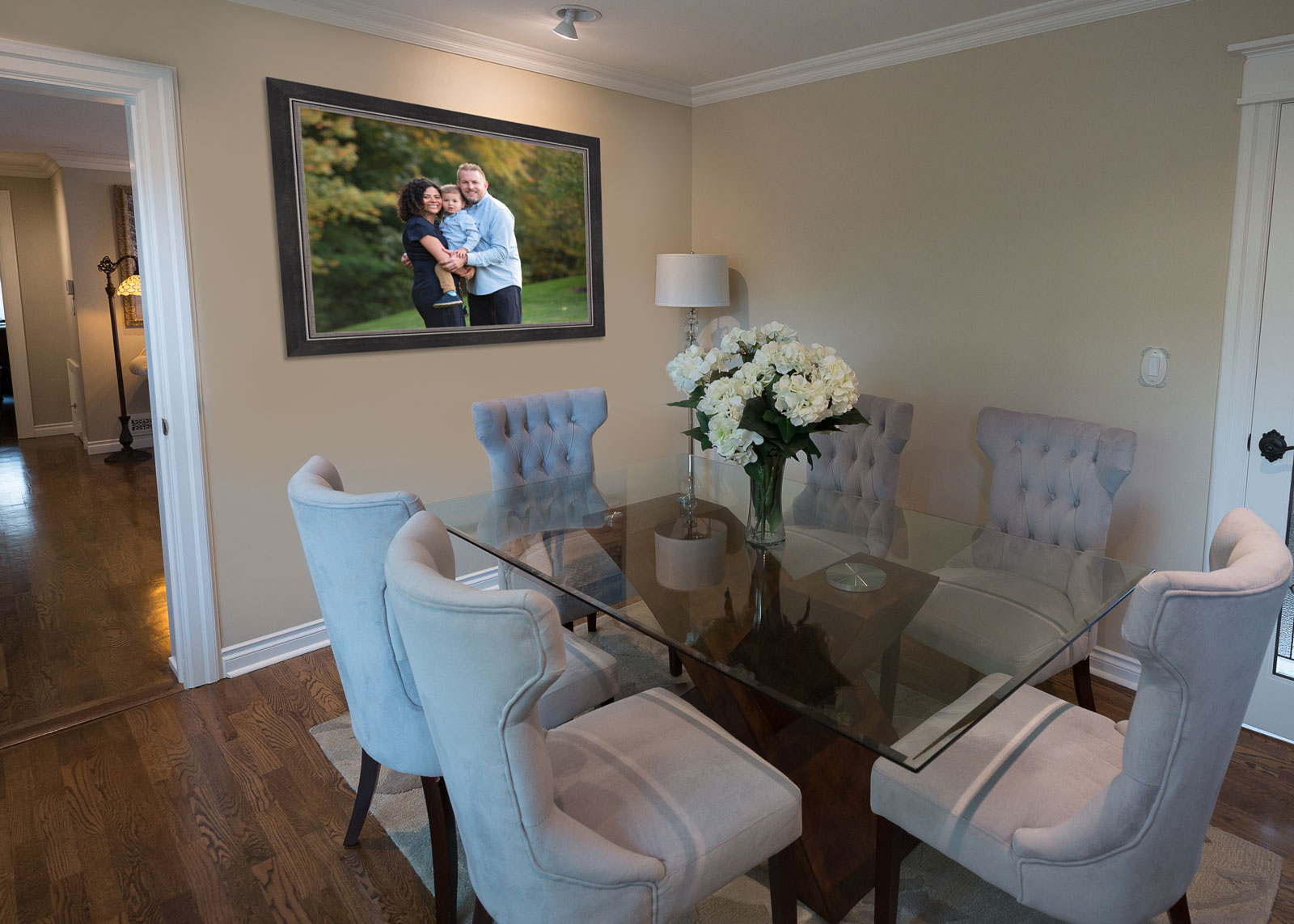 Fine art portrait studio interior Chelmsford Massachusetts Luciana Calvin