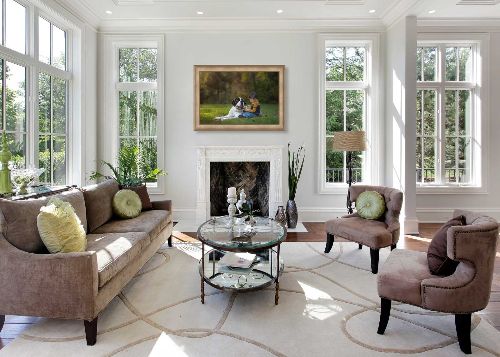 Luciana Calvin Photography studio interior Chelmsford MA fine art portrait studio