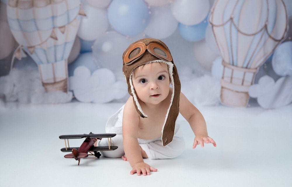 Award-winning baby sitter milestone portrait — Chelmsford Massachusetts — Luciana Calvin Photography