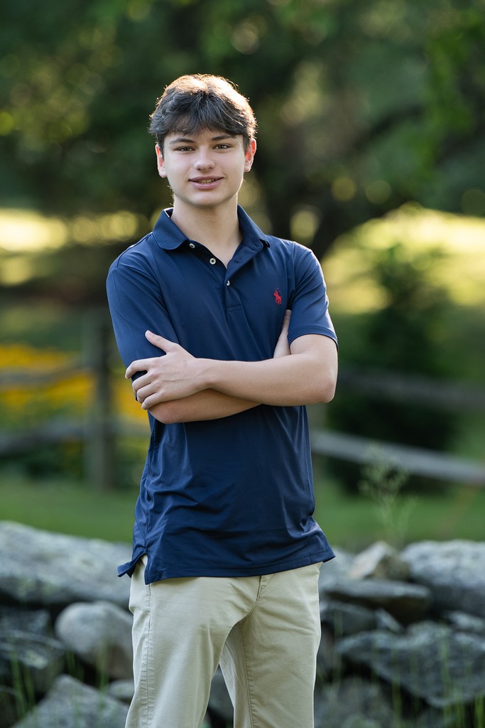 Chelmsford high school senior portrait, north bridge in concord, ma