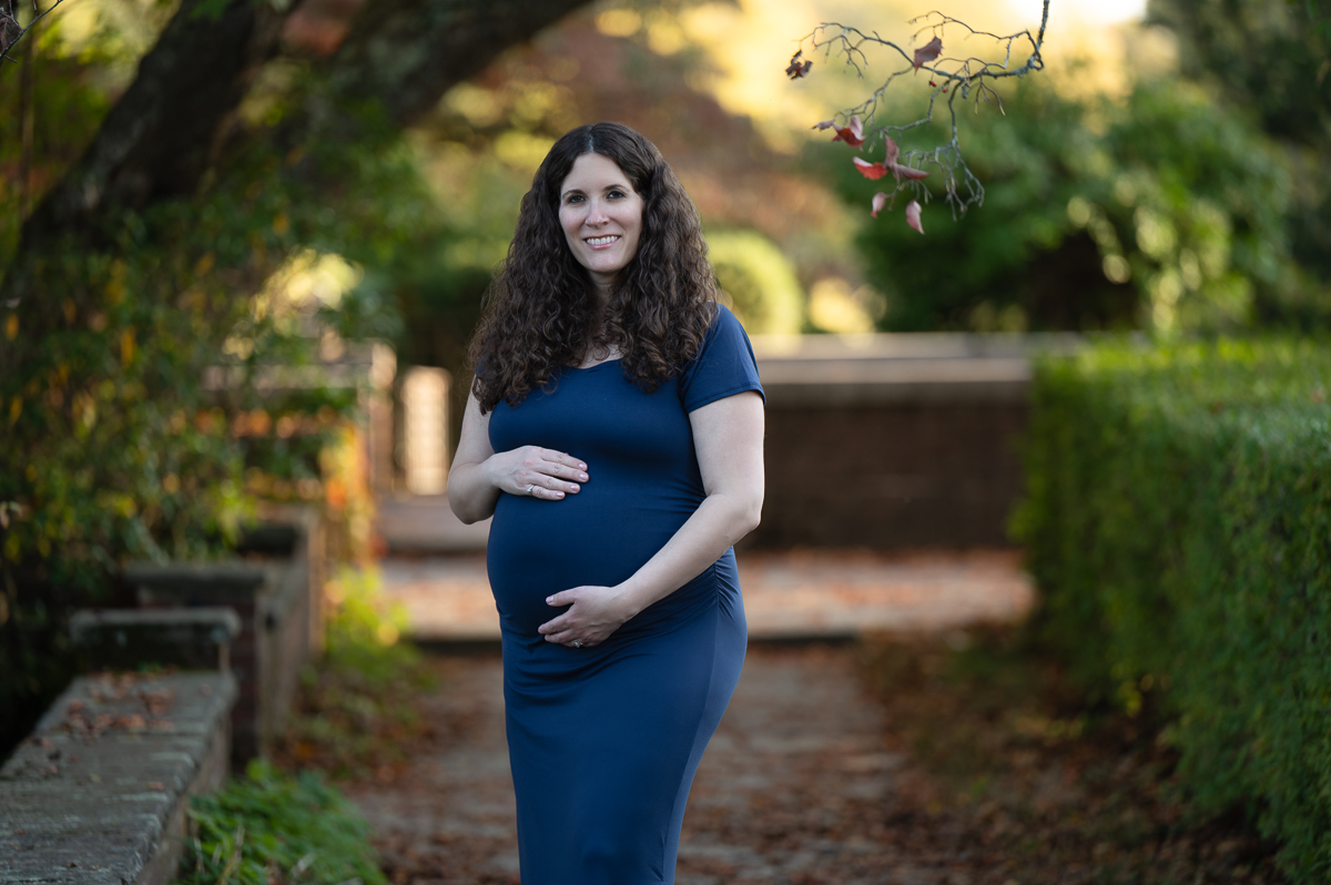 Outdoor Maternity Portrait Sunset Chelmsford Ma